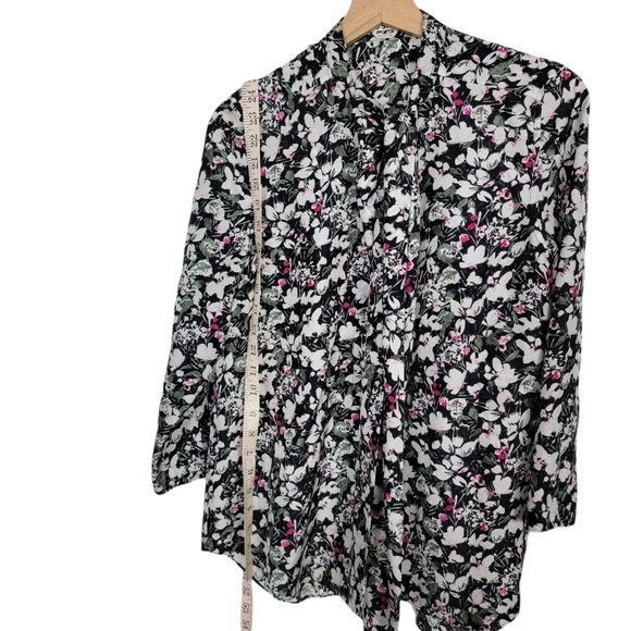 Acne Studios Bodil Silk Blouse Floral Size 34 US XS - Picture 4 of 9